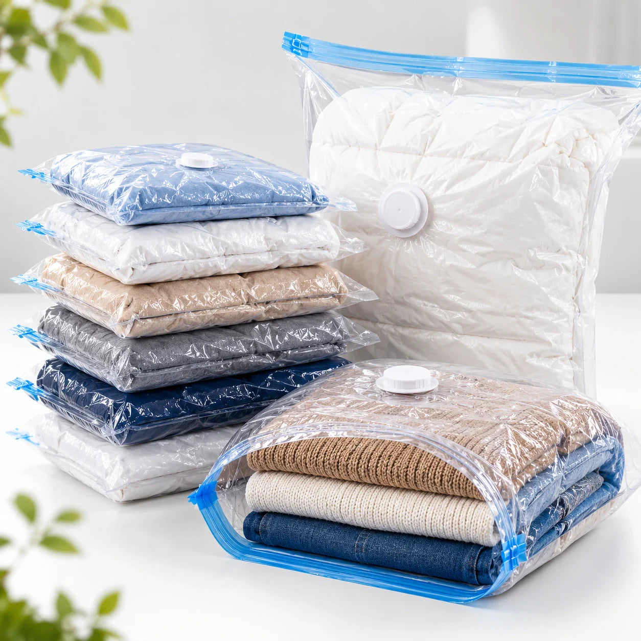 Kit Sacos a Vácuo Organizadores Smart Comfort (3 Medidas)