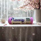 Saco de Lixo Perfumado Lavanda 40 Unidades Plástico Anti-Odores - 50% OFF
