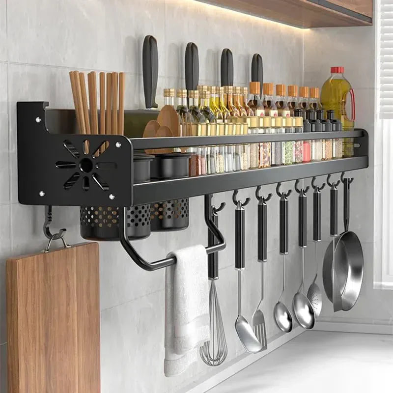 Prateleira Organizadora para Utensílios de Cozinha – Praticidade e Organização em Cada Detalhe