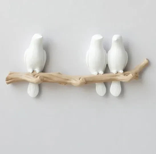 Suporte de Parede Pássaros – Organize com Estilo e Elegância