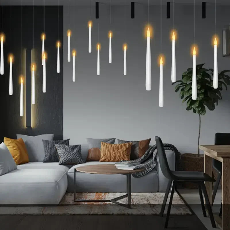 Velas Flutuantes Mágicas Casas Prana – Com Controle de Varinha para Efeitos Encantadores