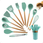 Kit Utensílios de Cozinha em Silicone