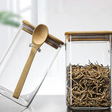 Kit Porta-Tempero Hermético com Tampa de Bambu 250ML