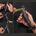 Martelo Portátil Multifuncional Garra Ao Ar Livre Camping Adventure Survival Kit Com Bolsa de Nylon.
